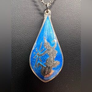 Sterling Silver Siam Dancer Pendant with Necklace